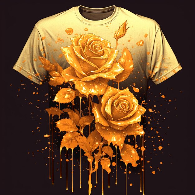 Roses Tattoo Art Tee